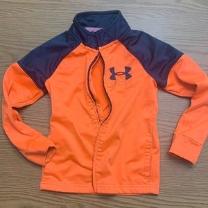 4T Orange Under Armour Zipper Jacket